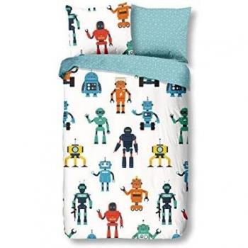 Copripiumino per Letto Bambini Robots 140x200/220 cm