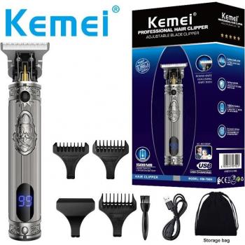 Kemei KM-700H Herren-Haarschneider mit kabellosem Design