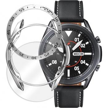 Funda con anillo biselado para Samsung Galaxy Watch 3