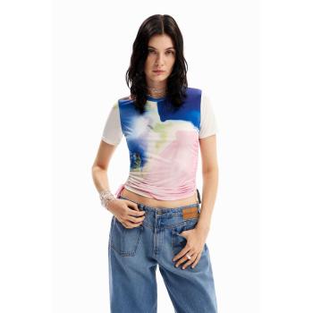 Desigual Short Sleeve Blu Arte Acquarelle L