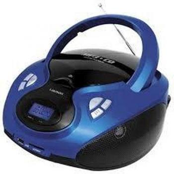 Lauson CP436 Boombox Portatile con Lettore CD, USB, SD‑Card e Radio AM/FM