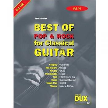Best of  Pop und Rock for Classical Guitar 10