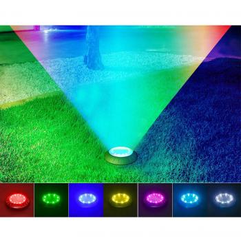 Lumières solaires 16 LEDs pour jardin extérieur