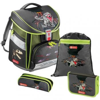 Dinosaurier Step‑By‑Step Ranzenpaket 4‑teilig – T‑Rex Komfort