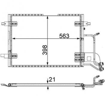 ACDelco Professional A/C Condenser 217-3063 (compatible with AC 352 000S)