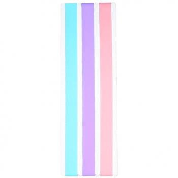 Multi-Color A5 Silicon Book Strap, 3-Pack