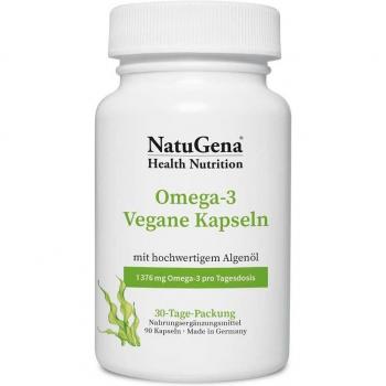 NatuGena Omega-3 Kapseln aus Algen 90 Stück