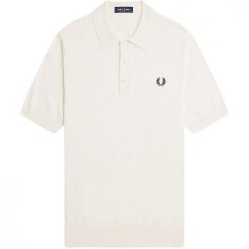 Fred Perry Herren Polohemd Wollweiß XL – Kurzarm