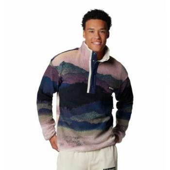 Columbia Helvetia II Herren Sweatjacke mit Druckknöpfen navy L