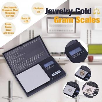 Báscula de joyería electrónica 500g/0,1g