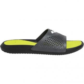 Arena Badeschuhe Herren schwarz-limettengrün