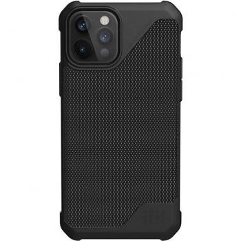 UAG Metropolis Lite Beschermhoes Zwart voor Apple iPhone 12 / 12 Pro