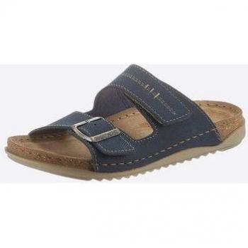 Damen-Pantolette Fischer – Marineblau, sportlich (Gr. 37)