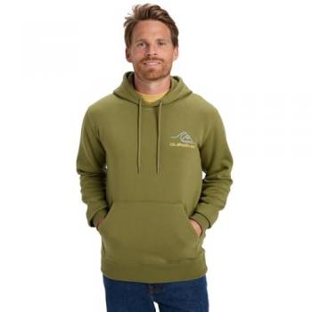 Quiksilver Light Waves Felpa Verde con Cappuccio