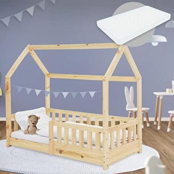 CasaFesta 70×140 cm – Lettino a Terra con Sponde di Protezione