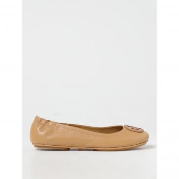 Tory Burch Ballerina Minnie in nappa senza cromo Beige Taglia 10