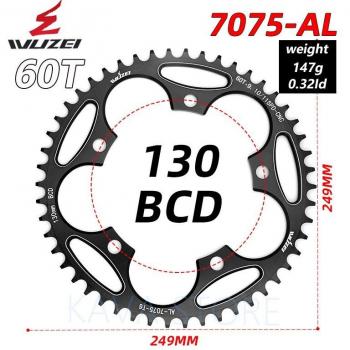 WUZEI Road Bike Chainring 110/130 BCD AL7075 56T