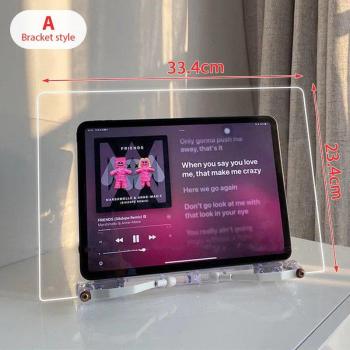 Soporte de acrílico transparente para libros y PC