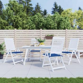 Vidaxl Coussins De Chaise De Jardin Lot De 4 Bleu Royal 40x40x3 Cm