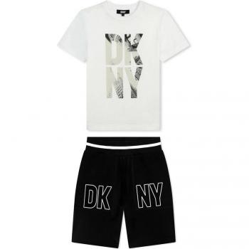 Conjunto de verano DKNY para niño de camiseta y bermuda