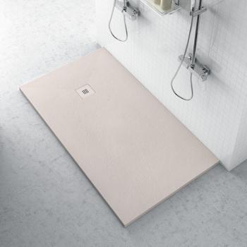 Duschwanne Zero 900×1400 – Mineral Plane, Seil, passender Rost