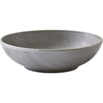 Bitz matt grauer Teller für Pasta 20 cm