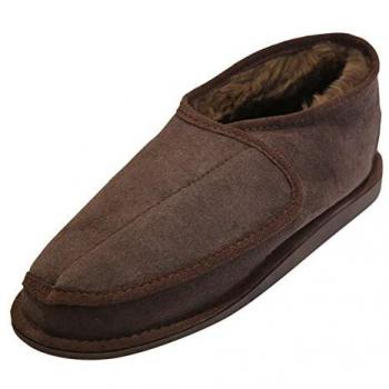 Hollert Merino Schaffell Hausschuhe Christel EUR 38 Braun