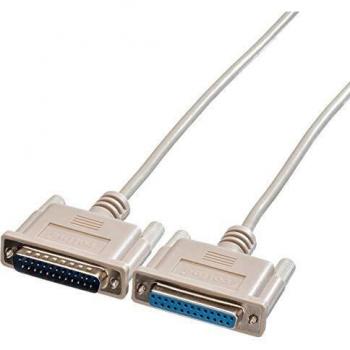 Adaptador de cable de vídeo Roline 3 m D-Sub (DB-25)