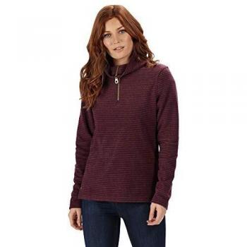 Regatta Damen Solenne Half Zip Symmetry Fleece, Lila, Größe 44
