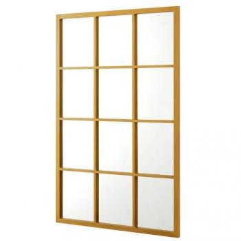 Specchio parete 90x60 cm oro