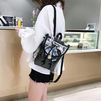 Transparent PVC Jelly School Backpack