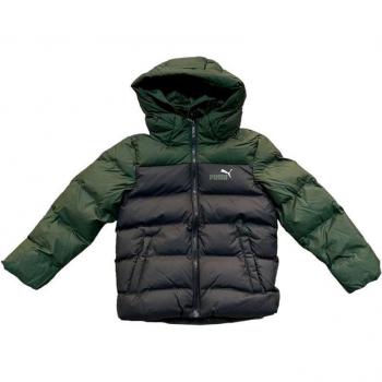 Puma Giacca imbottita nera Colourblock 7‑8 anni (Bambini)