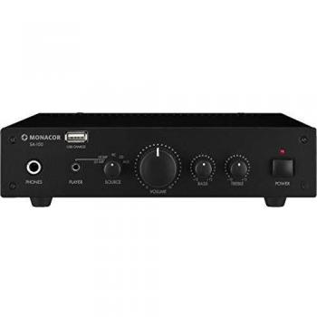 Monacor SA-100 Universal Stereo Verstärker, 50 W