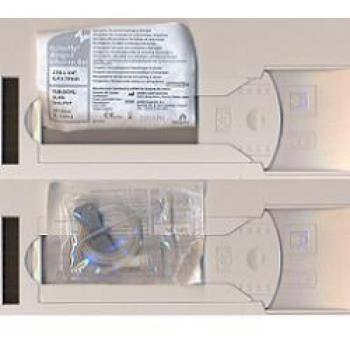 Ago butterfly standard winged set gauge 27 0,4x19 mm con alette guida cannula di raccordo volume 0,44 ml grigio
