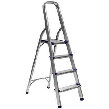 Silver 4 Step Aluminium Step Ladder