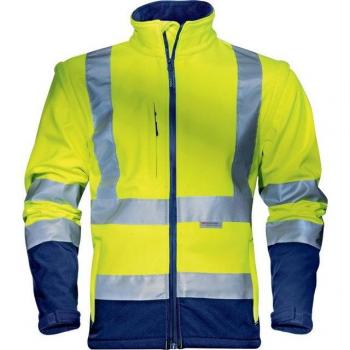 Uvex Softshelljacke Warngelb