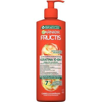Garnier Fructis Keratina 10 En 1 Crema Sin Aclarado 400ml