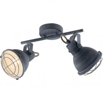 Lampada Cuba Grigio 2xe14