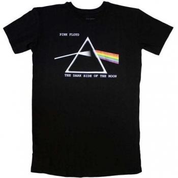 Dark Side of the Moon by Pink Floyd T-Shirt Dress for Women, Black, Size S