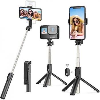 TravelMate 3‑in‑1 iPhone & GoPro Selfie System