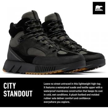 Sorel Men's Mac Hill Lite Trace Waterproof Lace-Up Boots