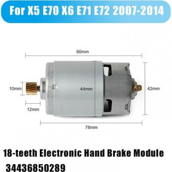 Unidad Actuadora de Freno Manual Electrónico 18 Dientes BMW X5 y X6 (E70‑E72) 2007