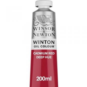 Winton Oil Colour 200ml Cadmium Red Deep Hue