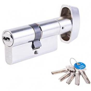 Tesa Assa Abloy Profilo Cilindro T‑60 con 5 chiavi R13, Bot‑30x30 ln M65B3030N