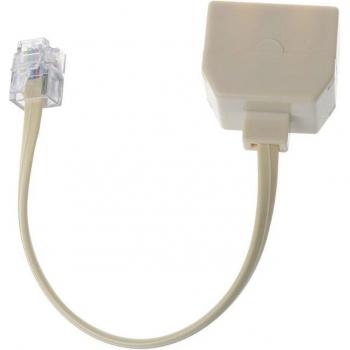 Telefonadapter RJ11 1x2 Splitter