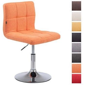CLP Barhocker Palma V2 – kompakter Stuhl mit Polsterung und chromfarbenem Gestell