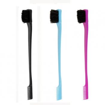 Cepillo de Control de Bordes, Peine para el Cabello, Dientes Finos, 3 Piezas
