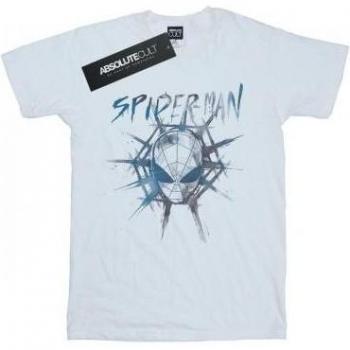 M‑White Spider‑Man Web Fade Top