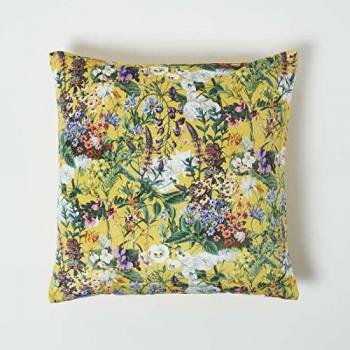 Housse de coussin Printemps Jaune 46 cm