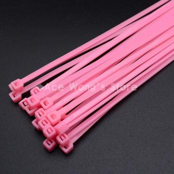 100 Pcs Colorful Self-locking Zip Ties, 4*200mm